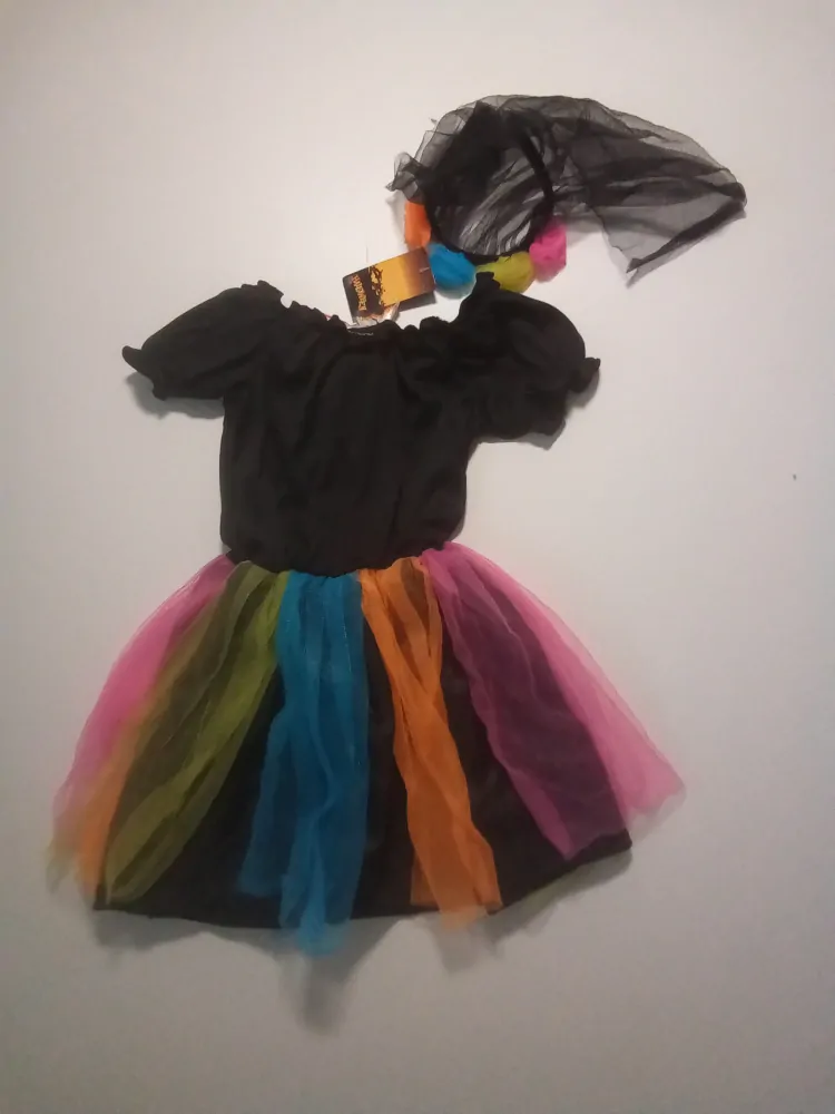 Karnevalové šaty kostlivec a růže Halloween