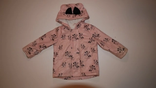 Nepromokavá bundička s fleecem Love Minnie